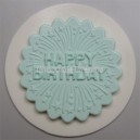 Alphabet Mould Cupcake Topper Happy Birthday With Firework