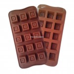 Siliconen Chocolate Mold Double Square