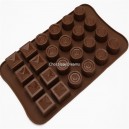 Siliconen Chocolate Mold Assorti