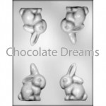 Chocoladevorm 3D Bunny